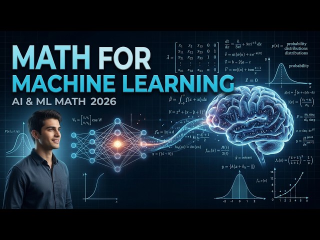 Mathematics for Machine Learning | Complete Math Guide for AI & ML 2026