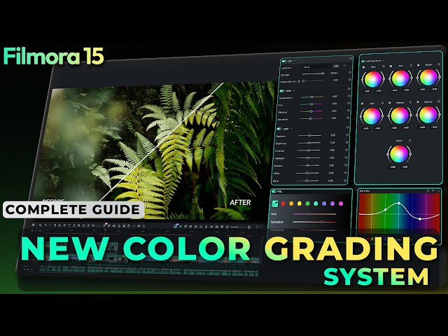 Filmora 15 Colour Grading Tutorial | Complete Cinematic Workflow
