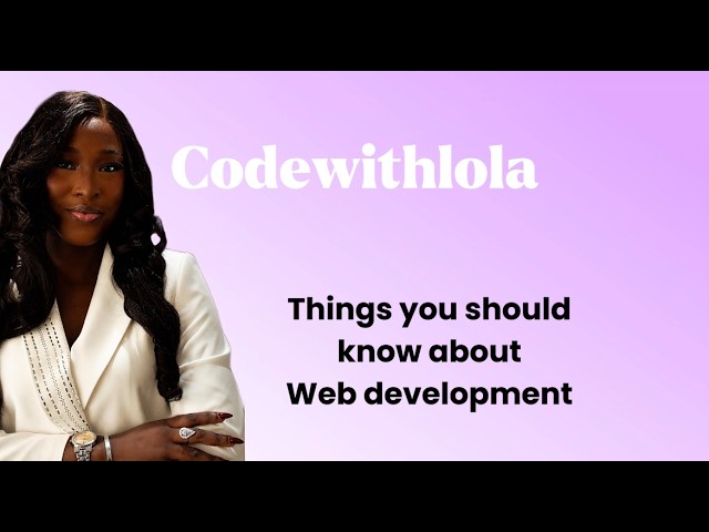 Watch This Before You Start Learning Web Development