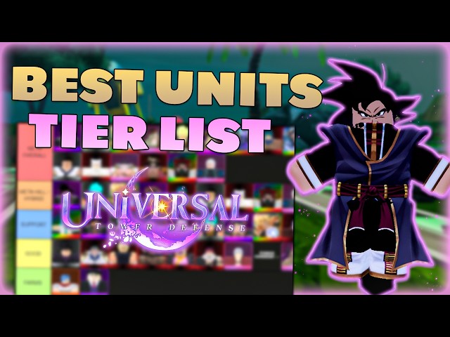NEW *BEST* Units Tier List in Universal Tower Defense X... (DBS FESTIVAL UPD 3 PART 2)