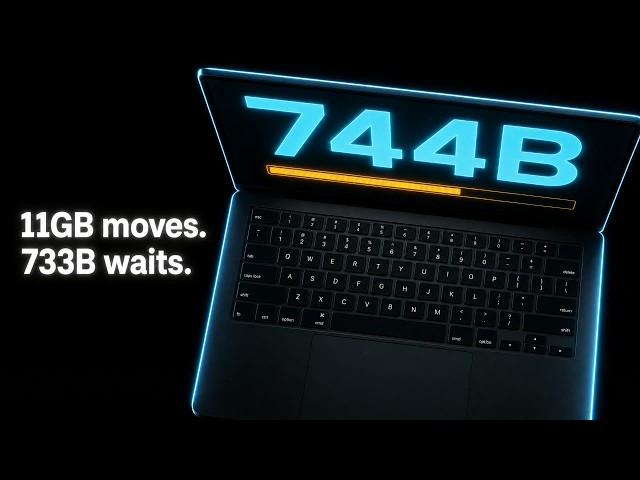 A 744B AI Model Runs On A Laptop With No GPU