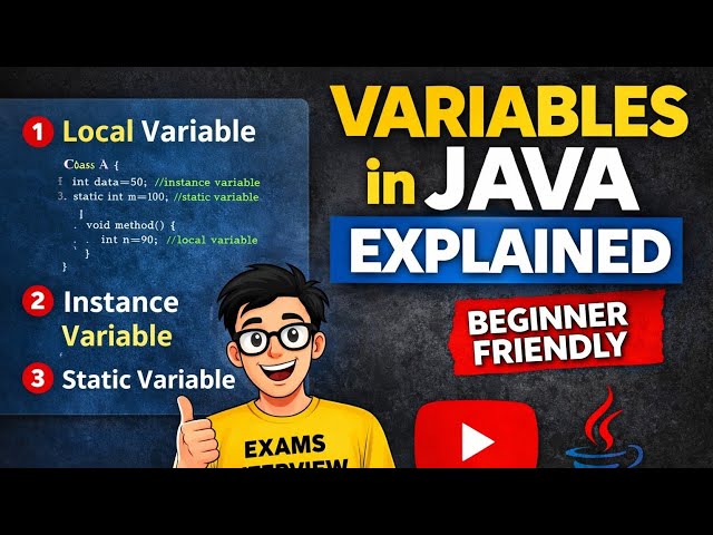 Variable in java or C | Easy Way learn 