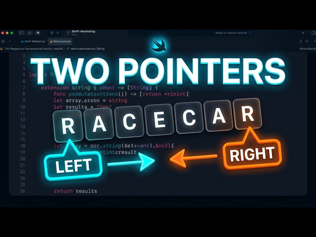 Swift Coding Interview: Palindrome Problem (2 Approaches)