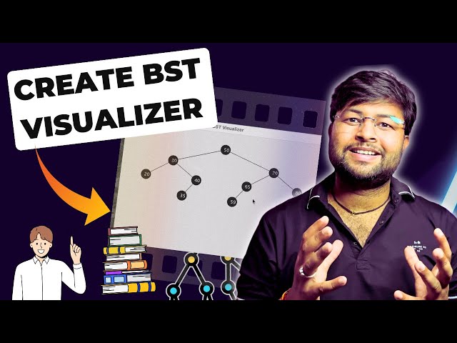 ✅ I created Binary Search Tree Visualizer   | DSA Tutorial in Hindi