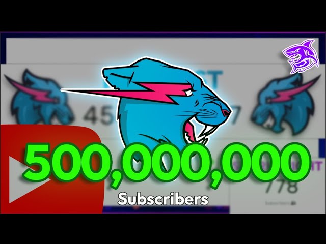 MrBeast LIVE Sub Count (The RISE of MrBeast to 500 MILLION)