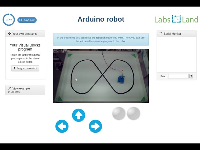 LabsLand Visual Programming for Arduino Robot