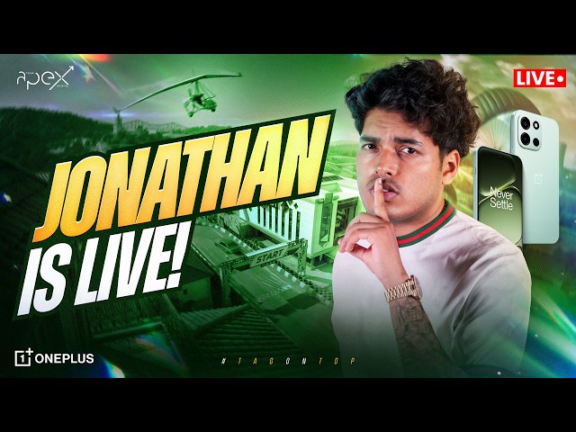 HACKER OR WHAT! | JONATHAN IS BACK!!🖤 | BGMI ON ONEPLUS NORD 6