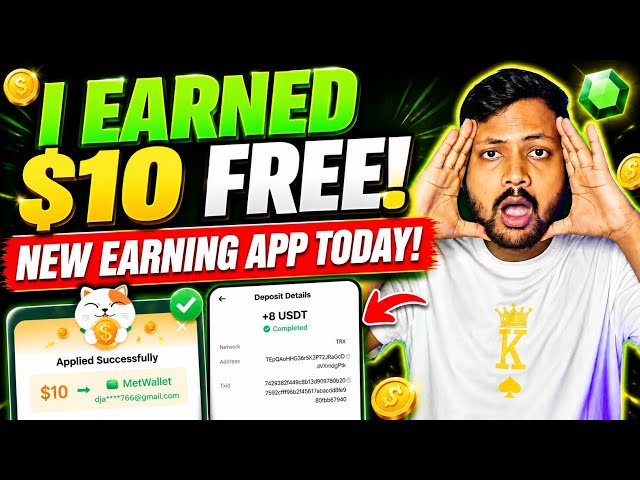 Today I Earned $10 Without Investment | How I Earned! New Earning App Today