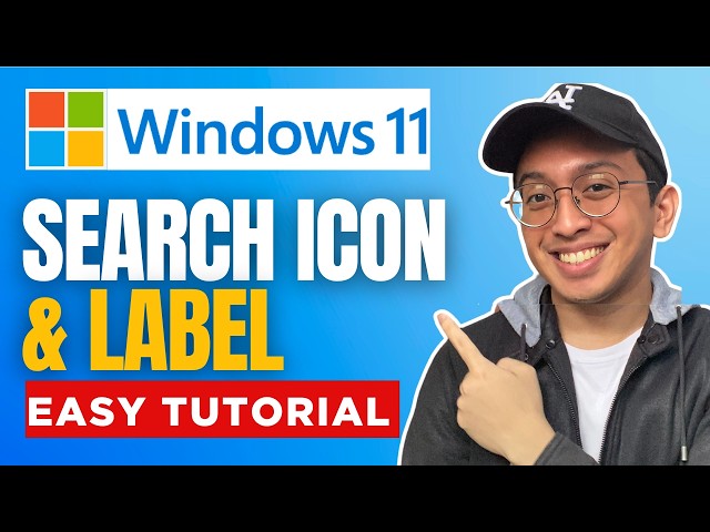 How to Change Search Icon Only to Seacrh Icon and Label in Windows 11 (PC/Laptop)