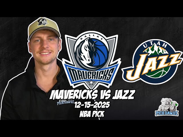 Dallas Mavericks vs Utah Jazz 12/15/25 NBA Free Picks & Prediction | NBA Tips