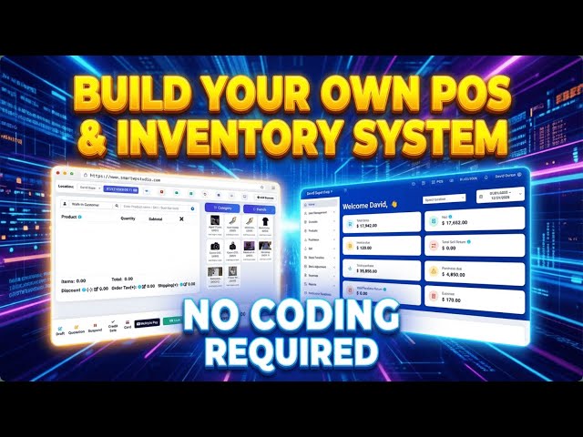 How to Build Your Own POS & Inventory Management System (No Coding) | Full Tutorial