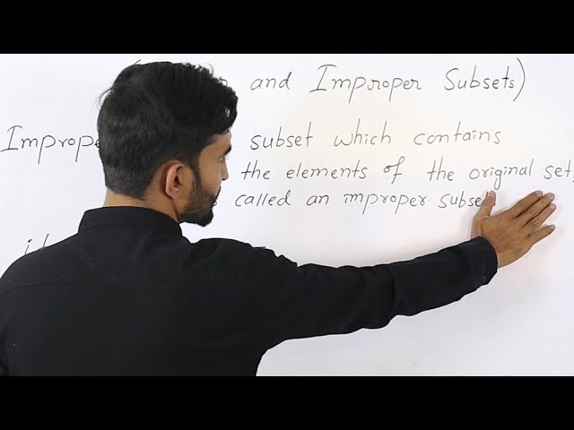 Proper and Improper Subsets|What is Proper Subset?|What is Improper Subset?|Sets|Hindi/Urdu|MathUse