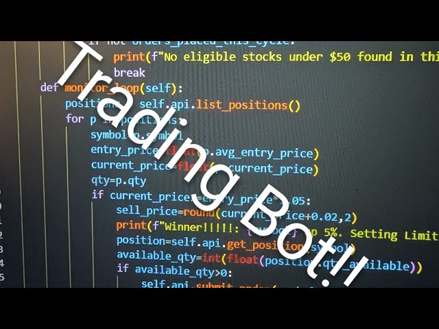 How To Build An Auto Trading Bot