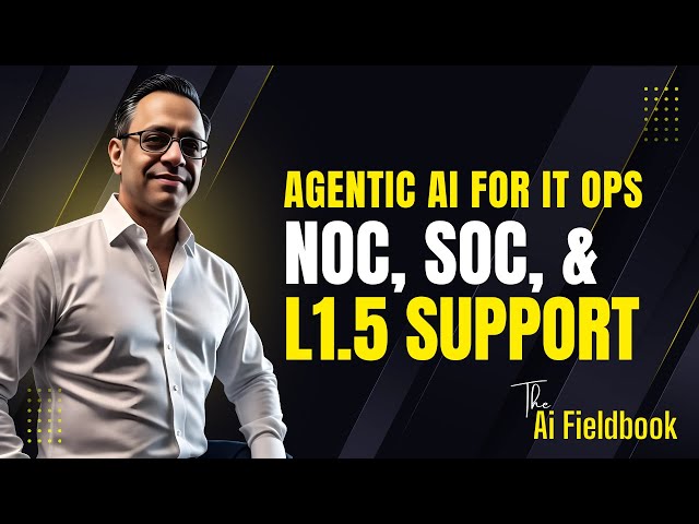 Agentic AI for IT Operations - Enhancing Level 1.5 Support, NOC, and SOC in the Enterprise