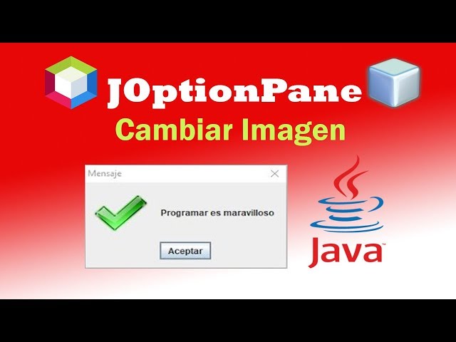 Inserting or placing an image in a JOptionPane in JAVA