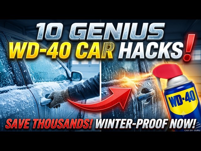 10 WD 40 Car Hacks That Save You THOUSANDS in Repairs! WD-40 winter tricks