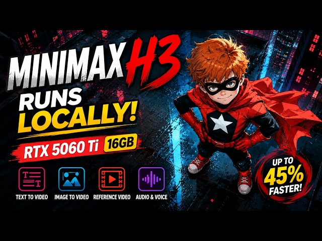 MiniMax H3 On RTX 5060 Ti Test, Setup & Speed Boost Guide