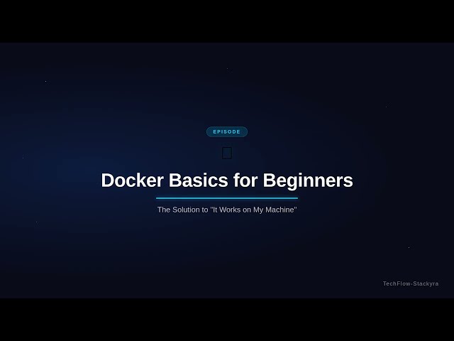 Docker Basics for Beginners: Complete Tutorial | Containers, Dockerfile, docker run & More