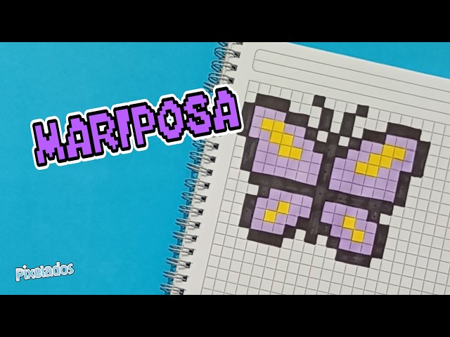 How to Draw Pixel Art Butterflies - So Easy! - PIXELADOS