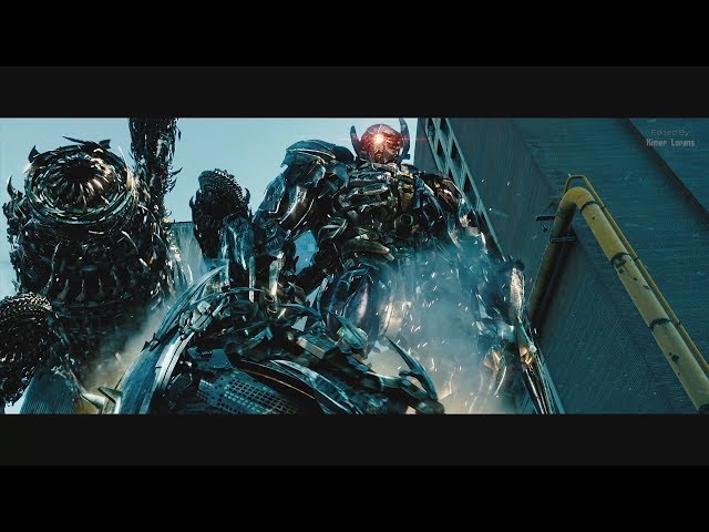 Transformers 3 (2011) - Driller/Shockwave/Skyscraper best scenes - Only action [4K]