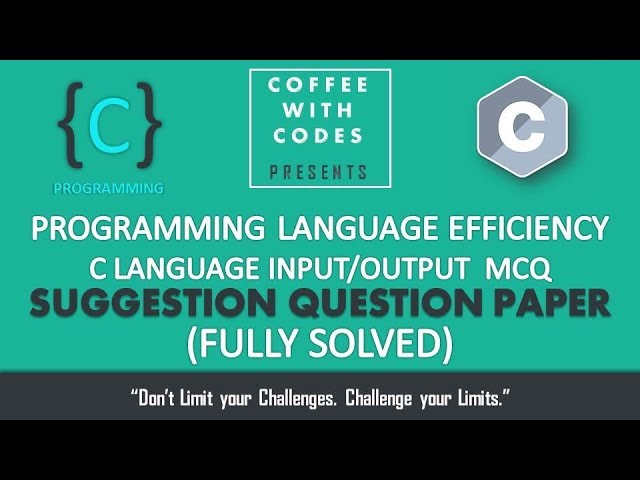 TCS NINJA | C/C++ Input/Output MCQ Suggestion Questions: PART 1 with Full Solution