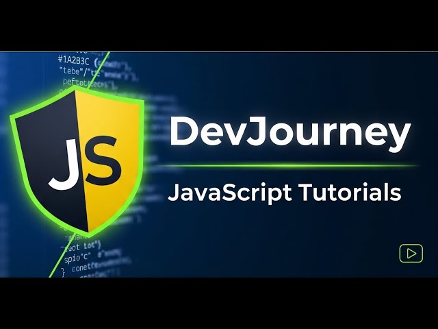Day 0 | Introduction & My Journey | DevJourney: Mastering JavaScript