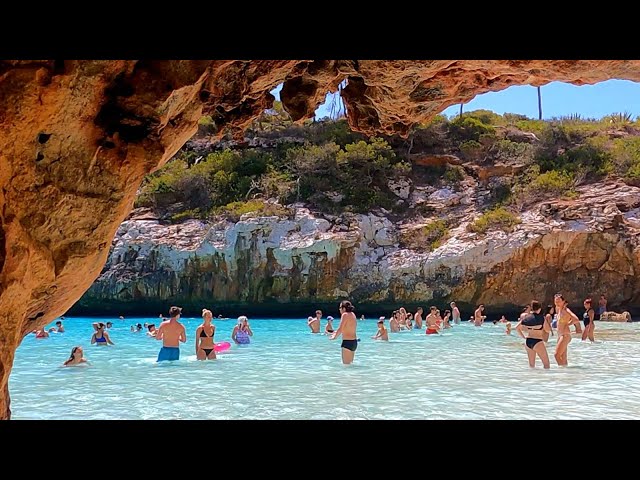The HIDDEN PARADISIAC BEACH from MALLORCA island ☀️🌊 Spain