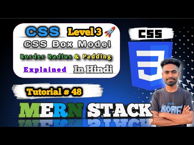 Discover 3 Essential CSS Tricks for Border Radius and Padding Mastery | MERN Stack #48