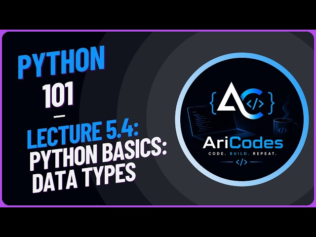 Python Basics - Data Types Part 4 | #coding #python #programming #vscode #pythonprogramming #data