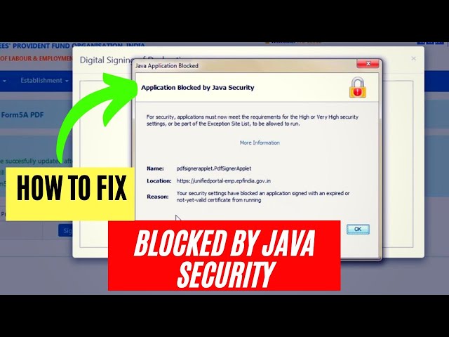 How To Fix "Application Blocked By Java Security" Error Problem Windows 10 or 7- Easy Step