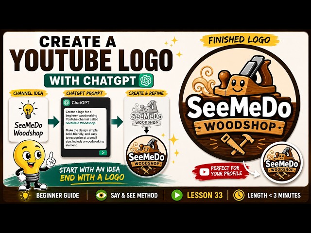 Create a YouTube Logo for Free with ChatGPT