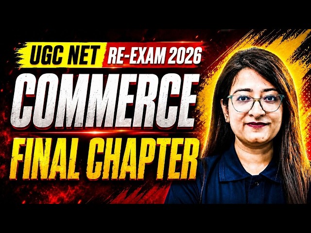 UGC NET Commerce Re- Exam Marathon Class 2026 | UGC NET Commerce All 10 Units Revision By Bushra Mam