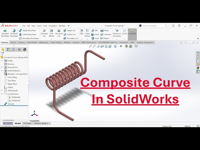 SolidWorks Tutorial Composite Curve | How to Use Composite Curve in SolidWorks |#trending #viral