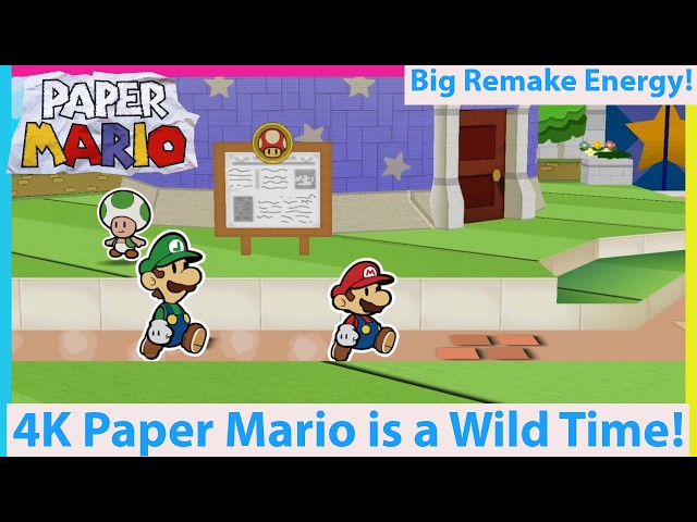 Paper Mario with 4K Textures! and PC Port Soon?