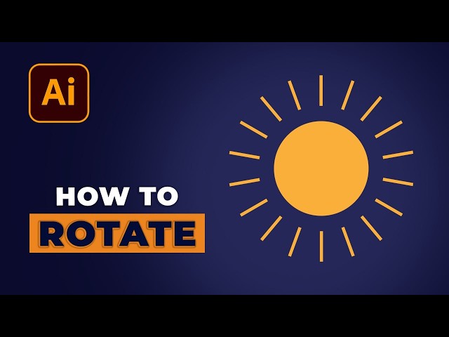 How to Rotate Objects Around a Circle in Adobe Illustrator | Circular Pattern Tutorial