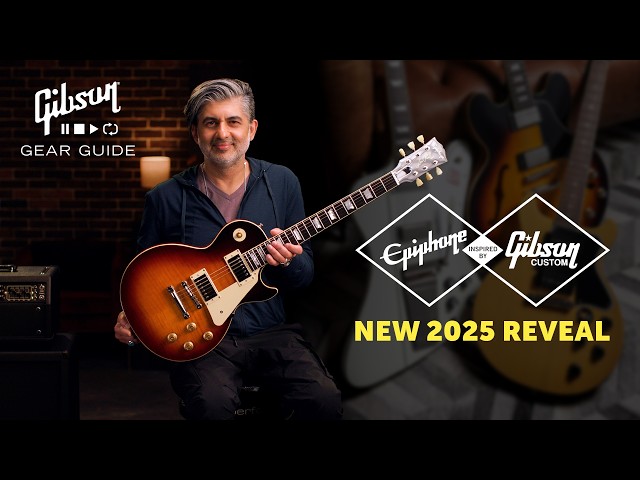 NEW-for-2025 Epiphone Inspired by Gibson Custom Collection — Electric Lineup Reveal