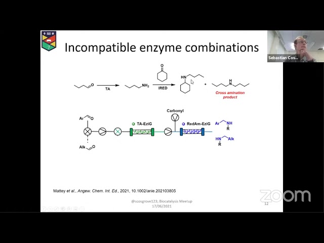 Sebastian C. Cosgrove – Continuous flow biocatalysis to enable new enzymatic cascades