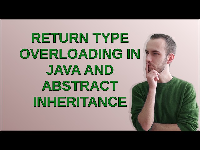Return type overloading in Java and abstract inheritance