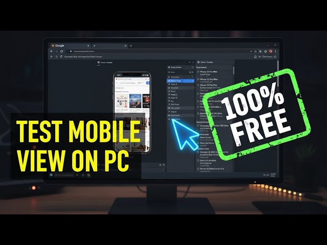 How to Test Mobile View on PC using Chrome DevTools (2026 Tutorial)