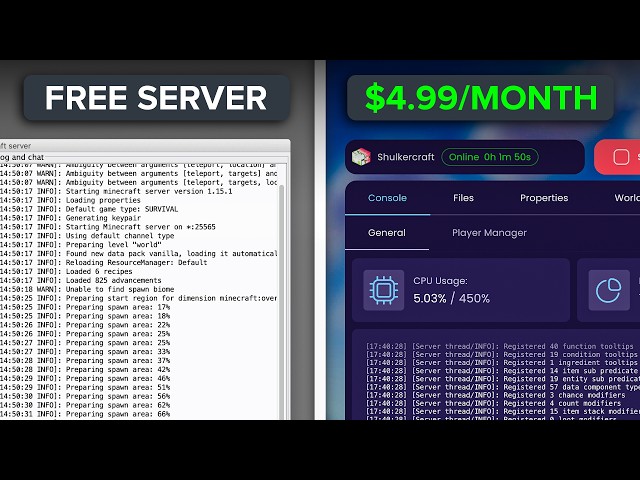 FREE vs PAID Minecraft Server Hosting