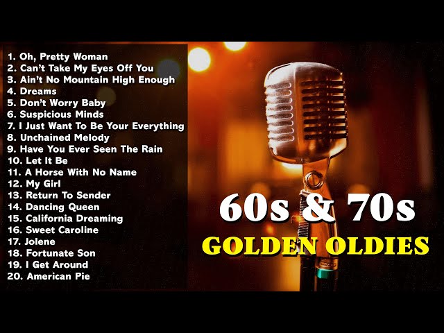 Golden Oldies Greatest Hits Playlist 🎙 Best 60s & 70s Songs Playlist 🎶 Oldies but Goodies Playlist