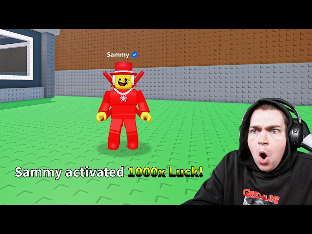 sammy gave us 1000x LUCK..