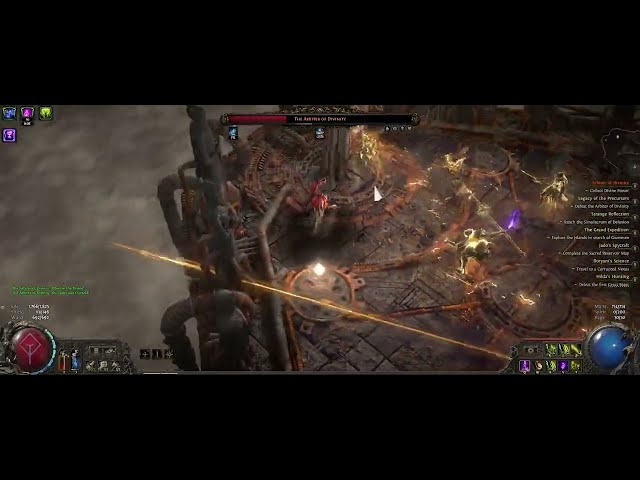 PoE 2 0.5 - SSF Monk Archon of Chayula Poison Bow vs Arbiter of Divinity Boss Fight