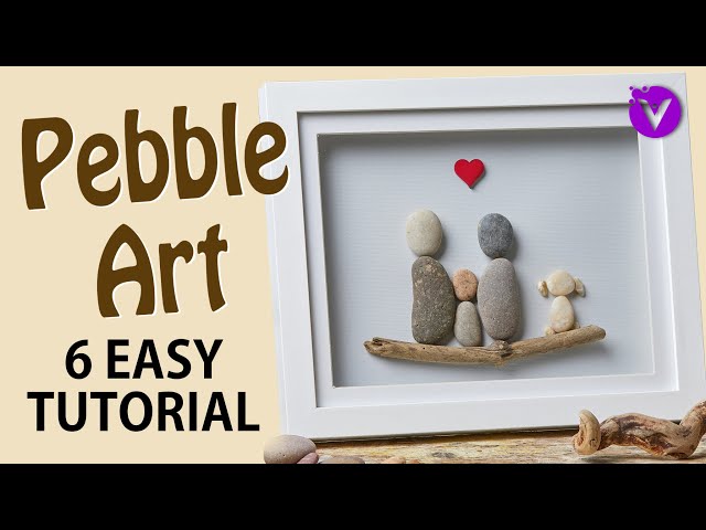 How to make pebble art. DIY home decorating ideas