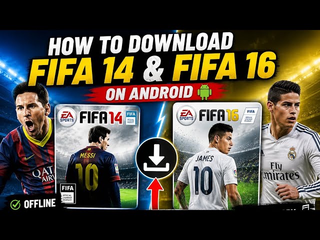 How to download FIFA 14 & FIFA 16 on Android ⚽🔥OG football games are BACK 😭🎮