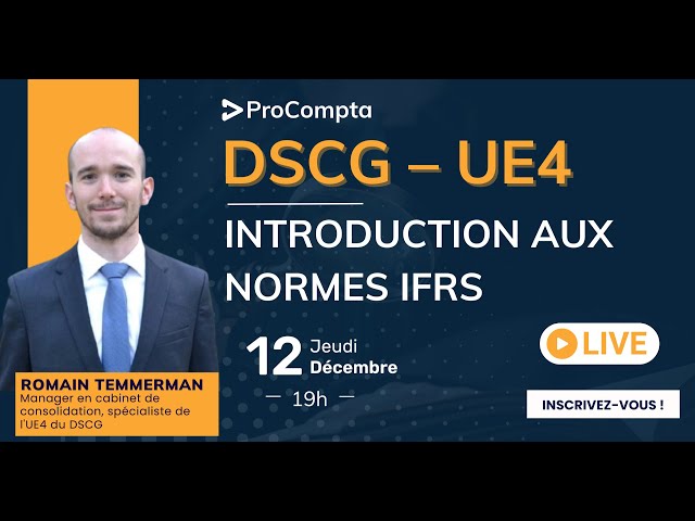 DSCG UE4 - Introduction to IFRS Standards