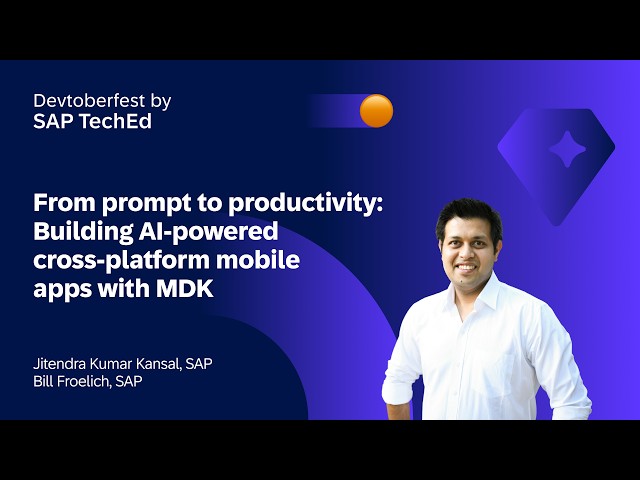 Building AI-powered cross-platform Mobile apps with Mobile Development Kit (MDK)