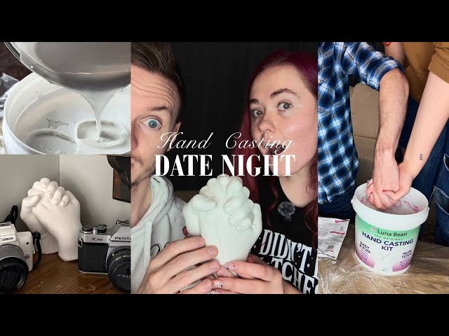 We Tried Hand Casting for a Date Night… 🤍
