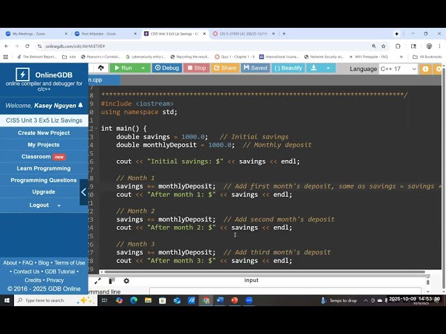 CIS5 Unit 3 Part 2 Lecture and Programming Exercise 5: Compound Assignment Operators