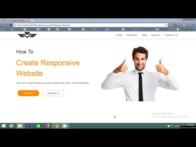#HTML #CSS #Bootstrap #banner How to Create Website banner using with HTML CSS Bootstrap